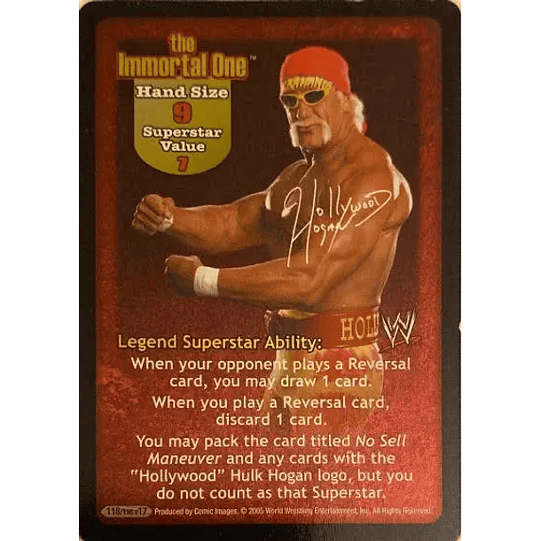 The Immortal One Superstar Card