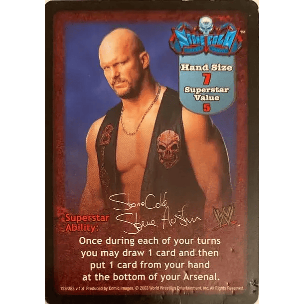 Stone Cold Steve Austin Superstar Card - SS2