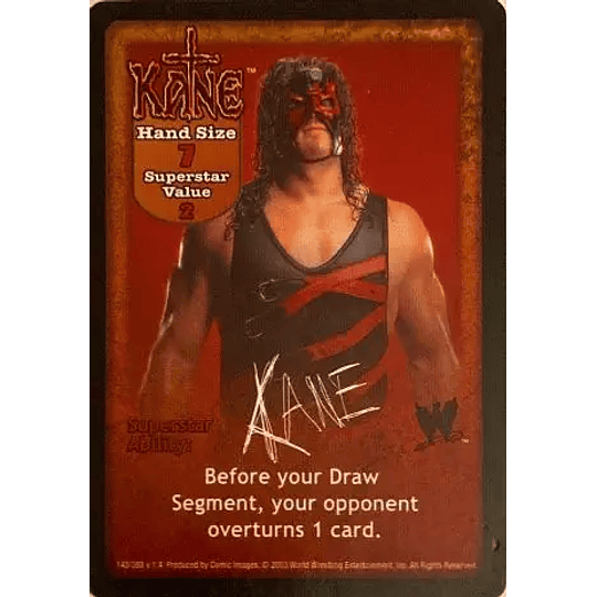 Kane Superstar Card - SS2 - Image 1
