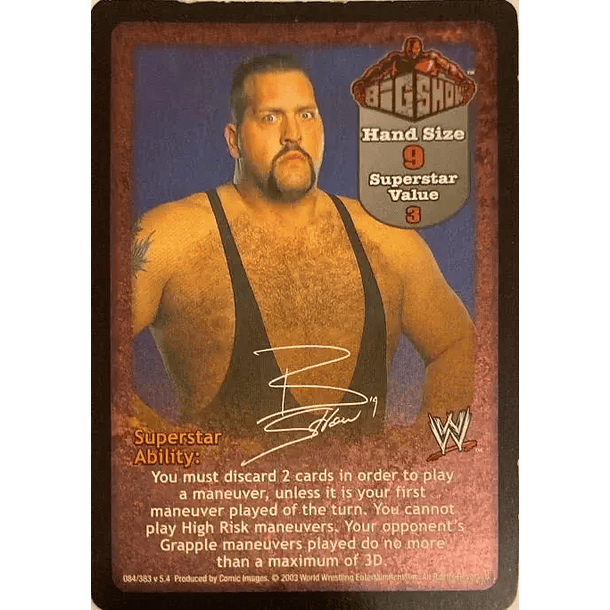 Big Show Superstar Card - SS2 2