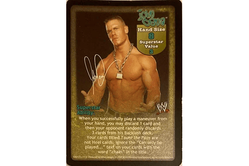 John Cena Superstar Card