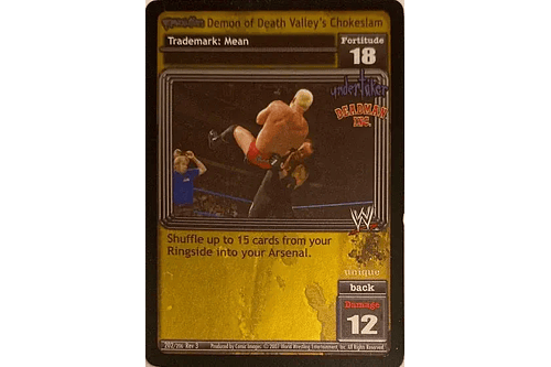 Revolution Demon of Death Valley's Chokeslam