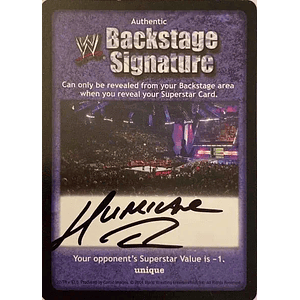 WWE Backstage Signature - Hurricane