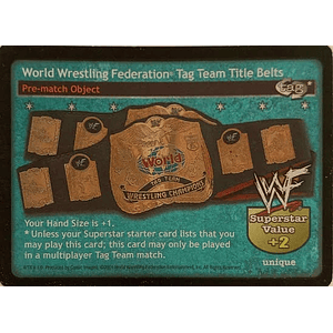 World Wrestling Federation Tag Team Title Belts