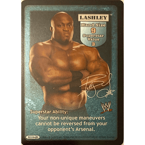 Lashley Superstar Card