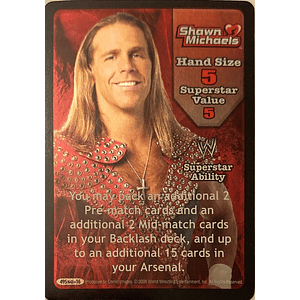 Shawn Michaels Superstar Card - SS3