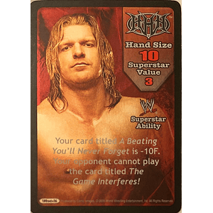 Triple H Superstar Card - SS3