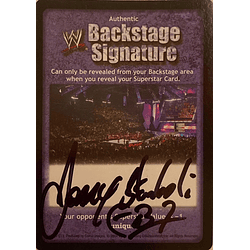 WWE Backstage Signature - Johnny Stamboli