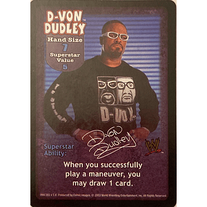 D-Von Dudley Superstar Card - SS2