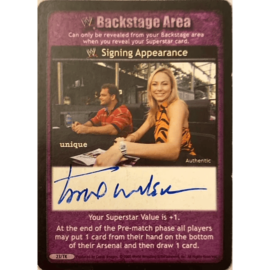 WWE Signing Appearance - Torrie Wilson