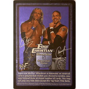 Edge and Christian Superstar Card