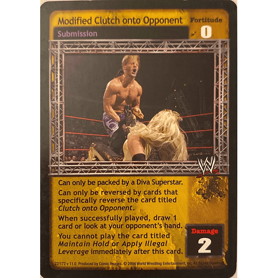 Modified Clutch Onto Opponent