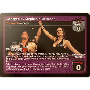 Managed by Stephanie McMahon-Helmsley