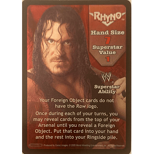 Rhyno Superstar Card - SS3