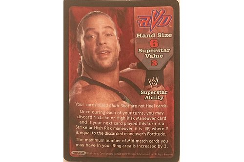 Rob Van Dam Superstar Card - SS3