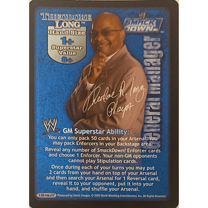 SmackDown! GM Theodore Long Superstar Card