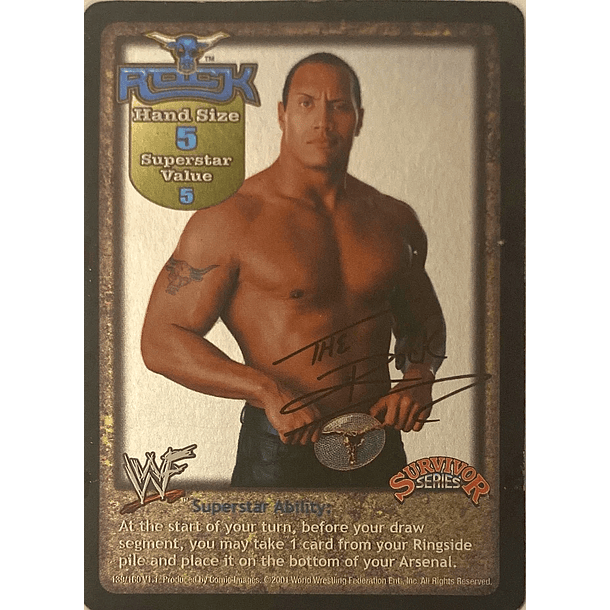 The Rock Superstar Card - SS1 1