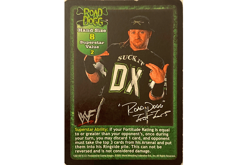 Road Dogg Superstar Card