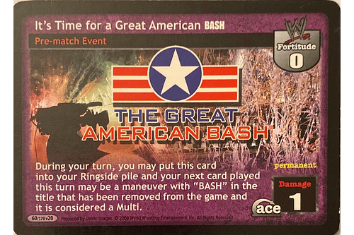 It's Time for a Great American BASH