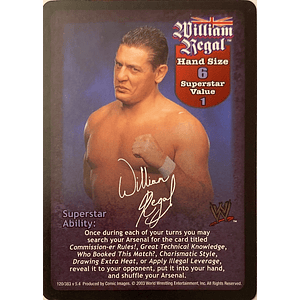 William Regal Superstar Card - SS2
