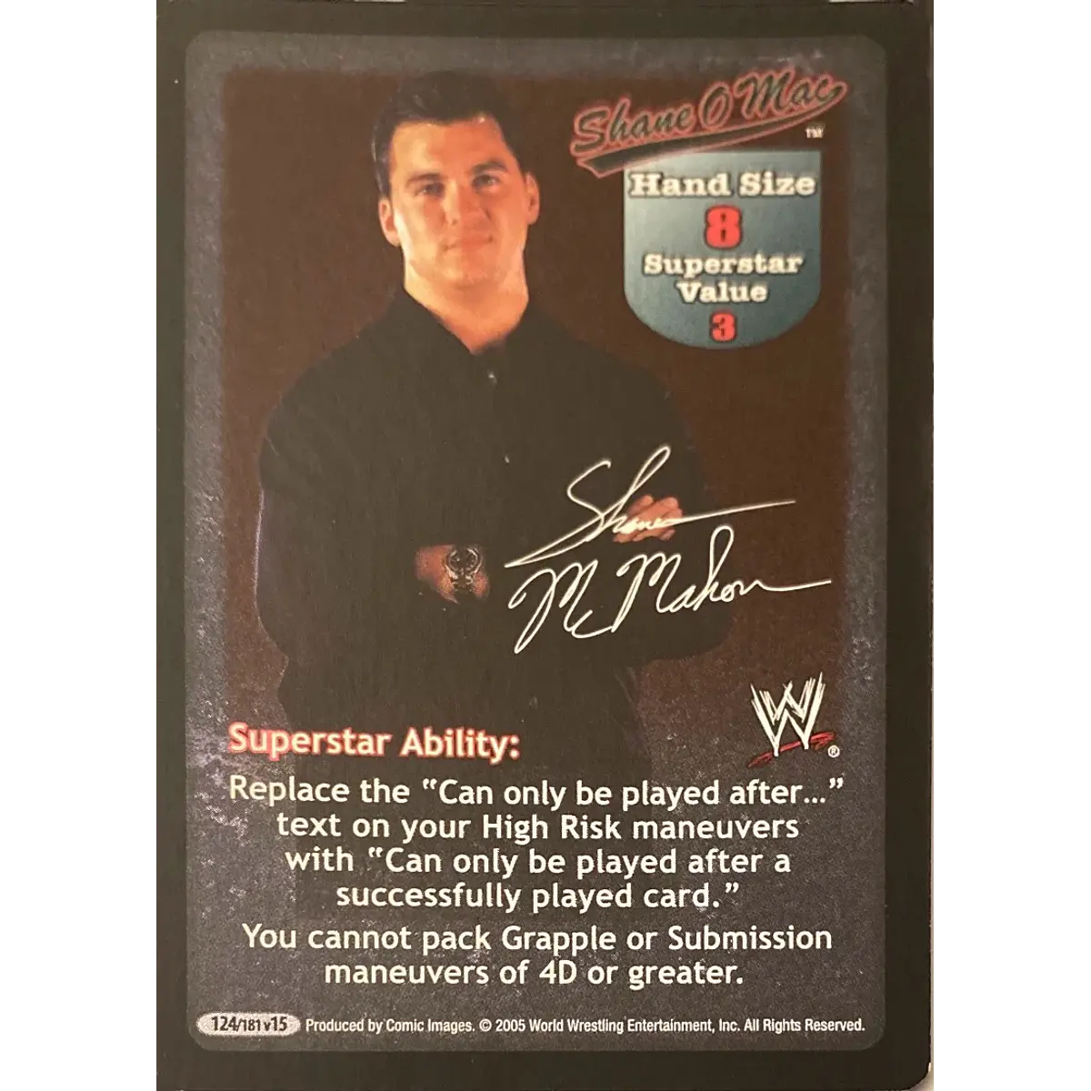 Shane O' Mac Superstar Card | Ready 2 Fight