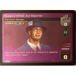 Gregory Helms, Ace Reporter - SS3
