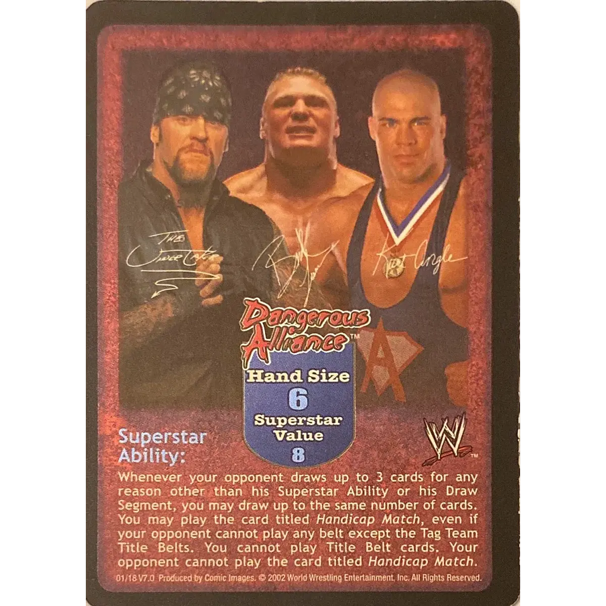 Dangerous Alliance Superstar Card | Ready 2 Fight