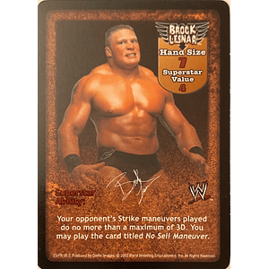 Brock Lesnar Superstar Card (PROMO)