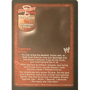 The Mystery Wrestler Superstar Card