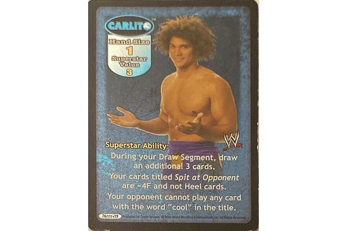 Carlito Superstar Card