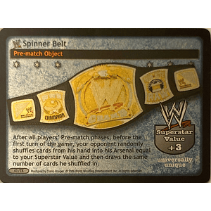 WWE Spinner Belt