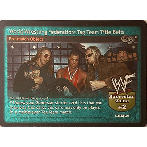 World Wrestling Federation Tag Team Title Belts