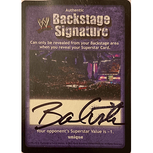 WWE Backstage Signature - Batista