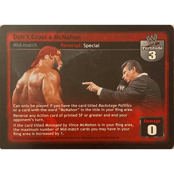 Don't Cross a McMahon