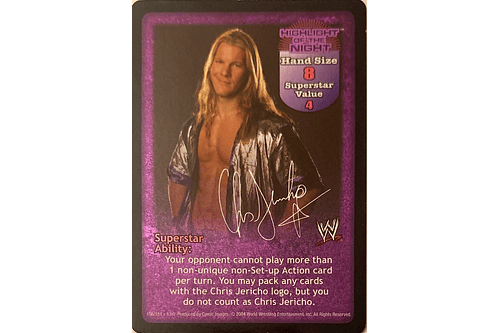 Highlight of the Night Superstar Card