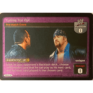 Calling You Out (FOIL) - SS3