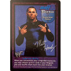 Matt Hardy Superstar Card
