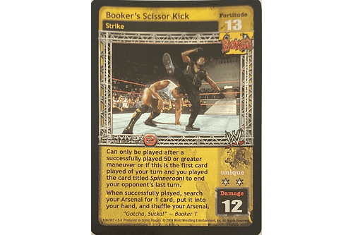 Booker's Scissor Kick - SS2