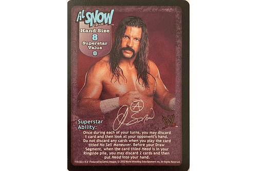 Al Snow Superstar Card - SS2