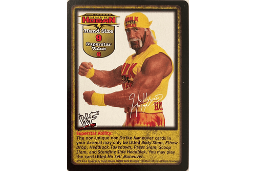 Hollywood Hulk Hogan Superstar Card (PROMO)