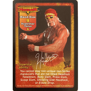 Hollywood Hulk Hogan Superstar Card - SS2