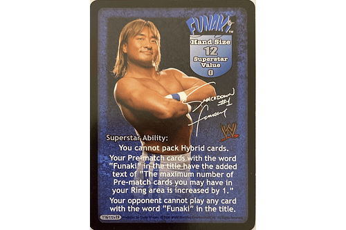 Funaki Superstar Card