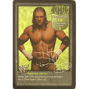 Triple H Superstar Card