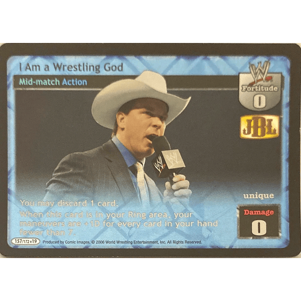 I Am a Wrestling God