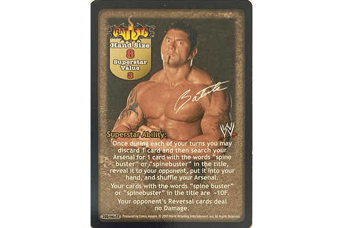 Batista Superstar Card