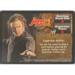 Revolution Jeff Hardy Superstar Card