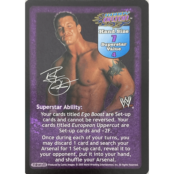 Randy Orton Superstar Card