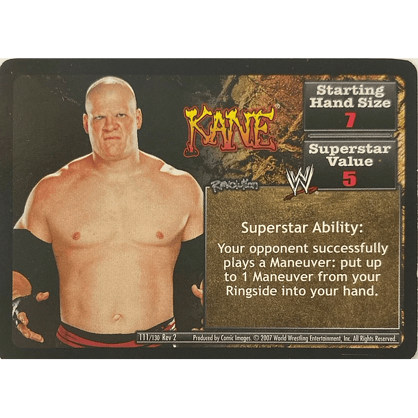 Revolution Kane Superstar Card