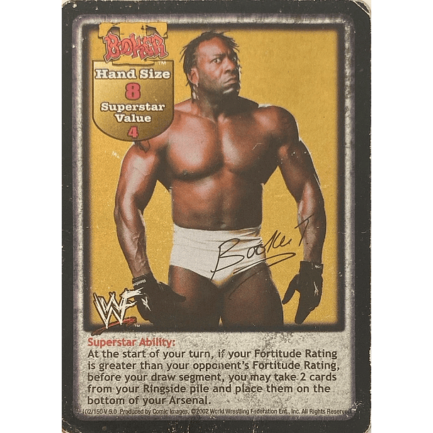 Booker T Superstar Card 2