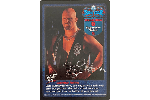 Stone Cold Steve Austin Superstar Card (PROMO)